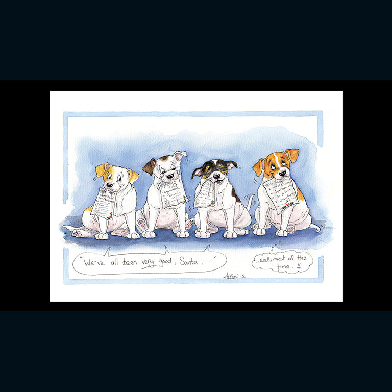 otter-house-alisons-animals-weihnachtskarte-hund-lustig image 1