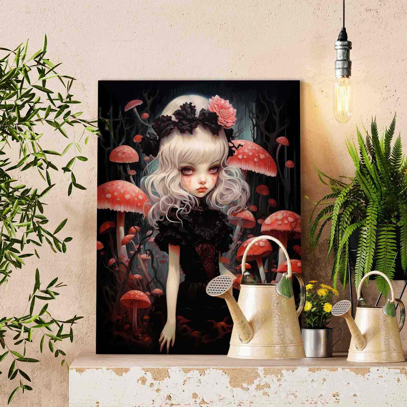 tucocoo-mushroom-forest-girl-malen-nach-zahlen-40x50cm image 2