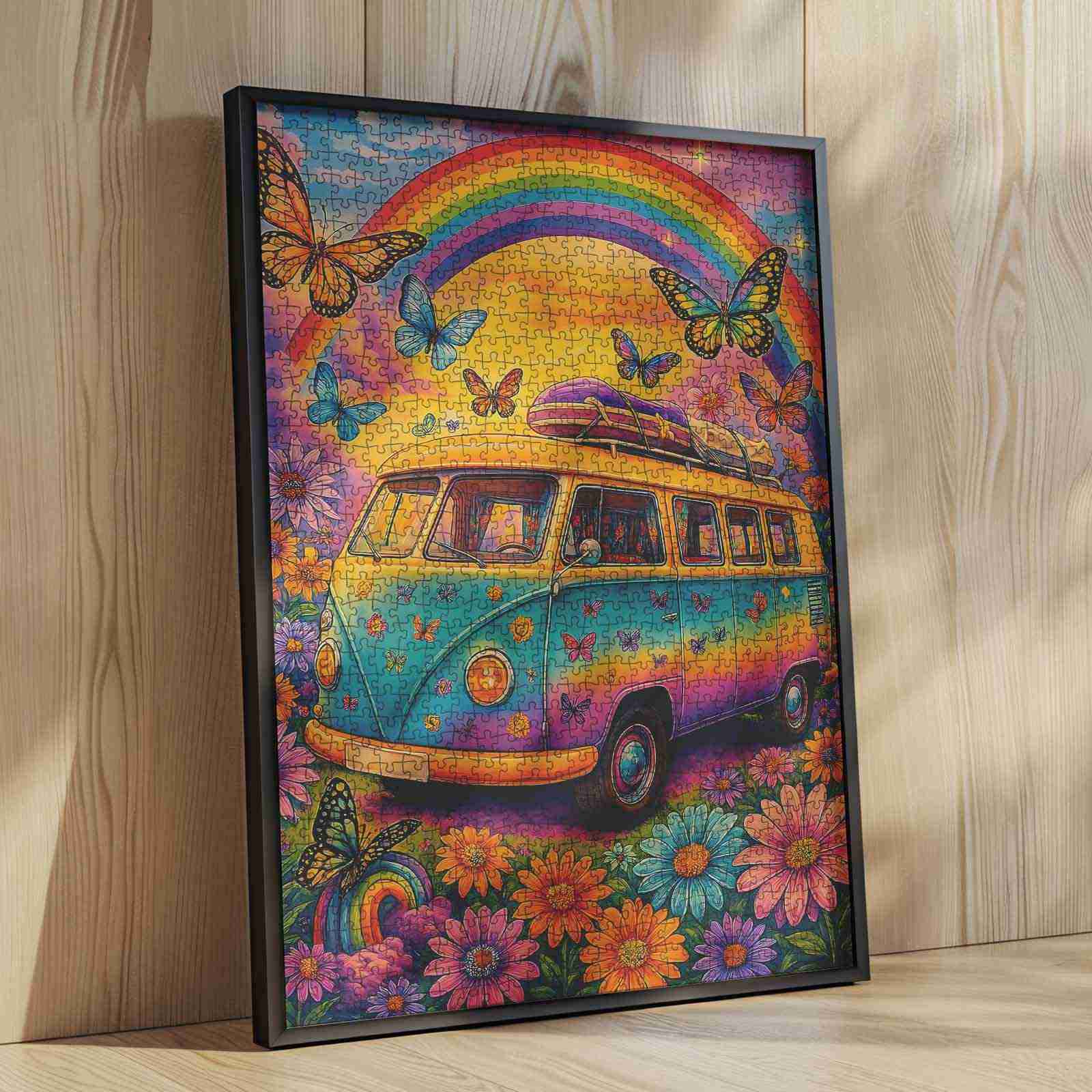 tucocoo-rainbow-van-journey-puzzle-1000-teile-retro-van image 4
