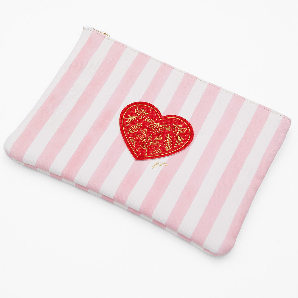 all-the-ways-to-say-pink-stripes-pouch-bag-19x14-cm-herz image 5