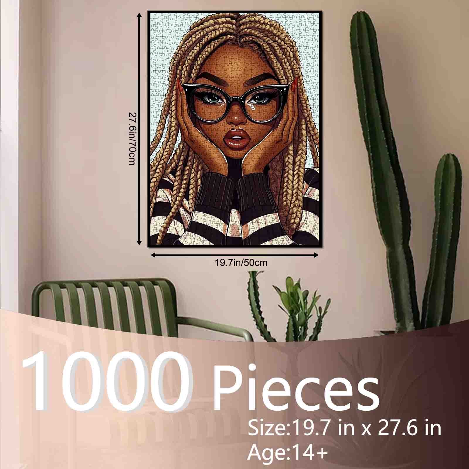 tucocoo-stylish-braided-beauty-portrait-puzzle-1000-teile-frau image 5