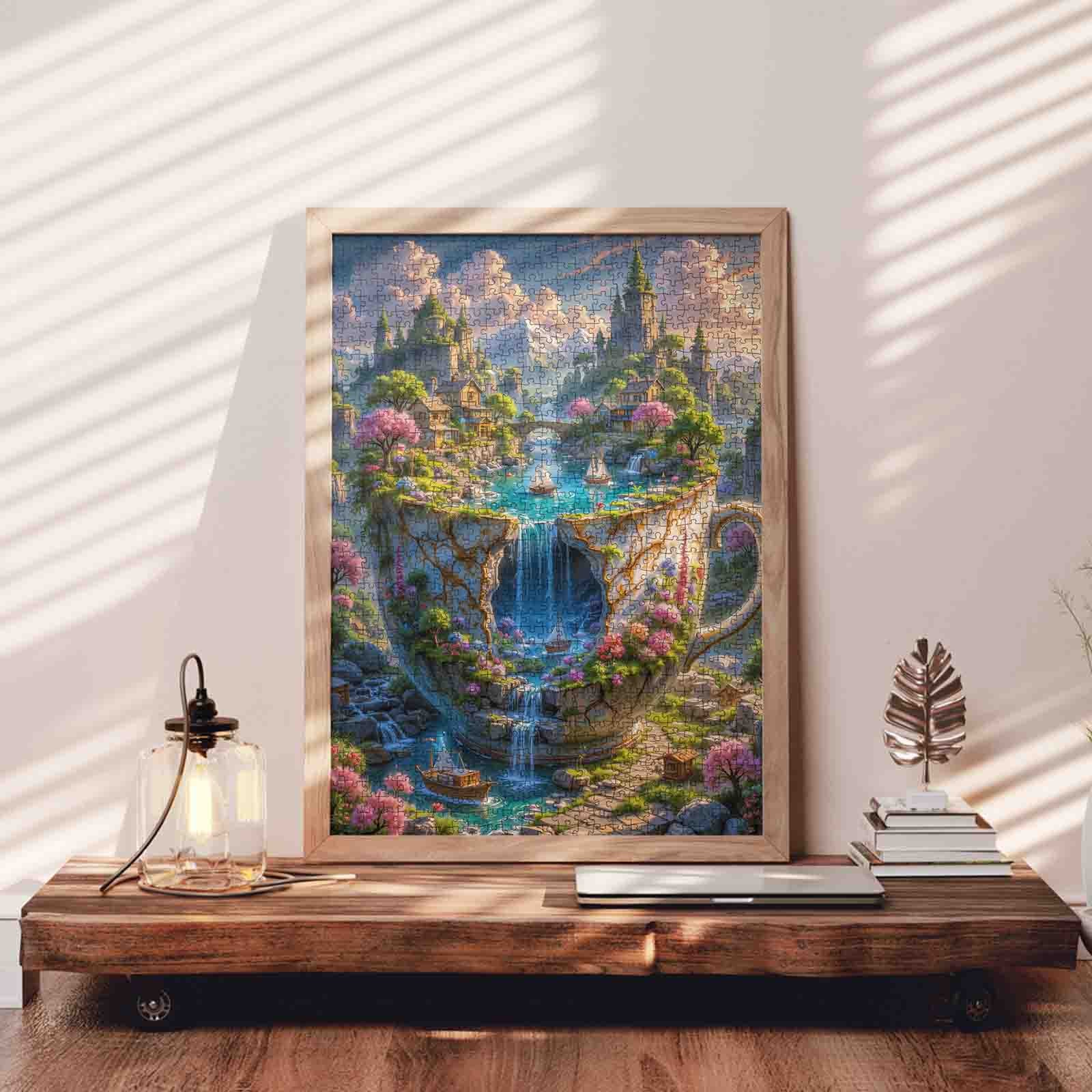 tucocoo-teacup-falls-village-puzzle-1000-landschaft image 3