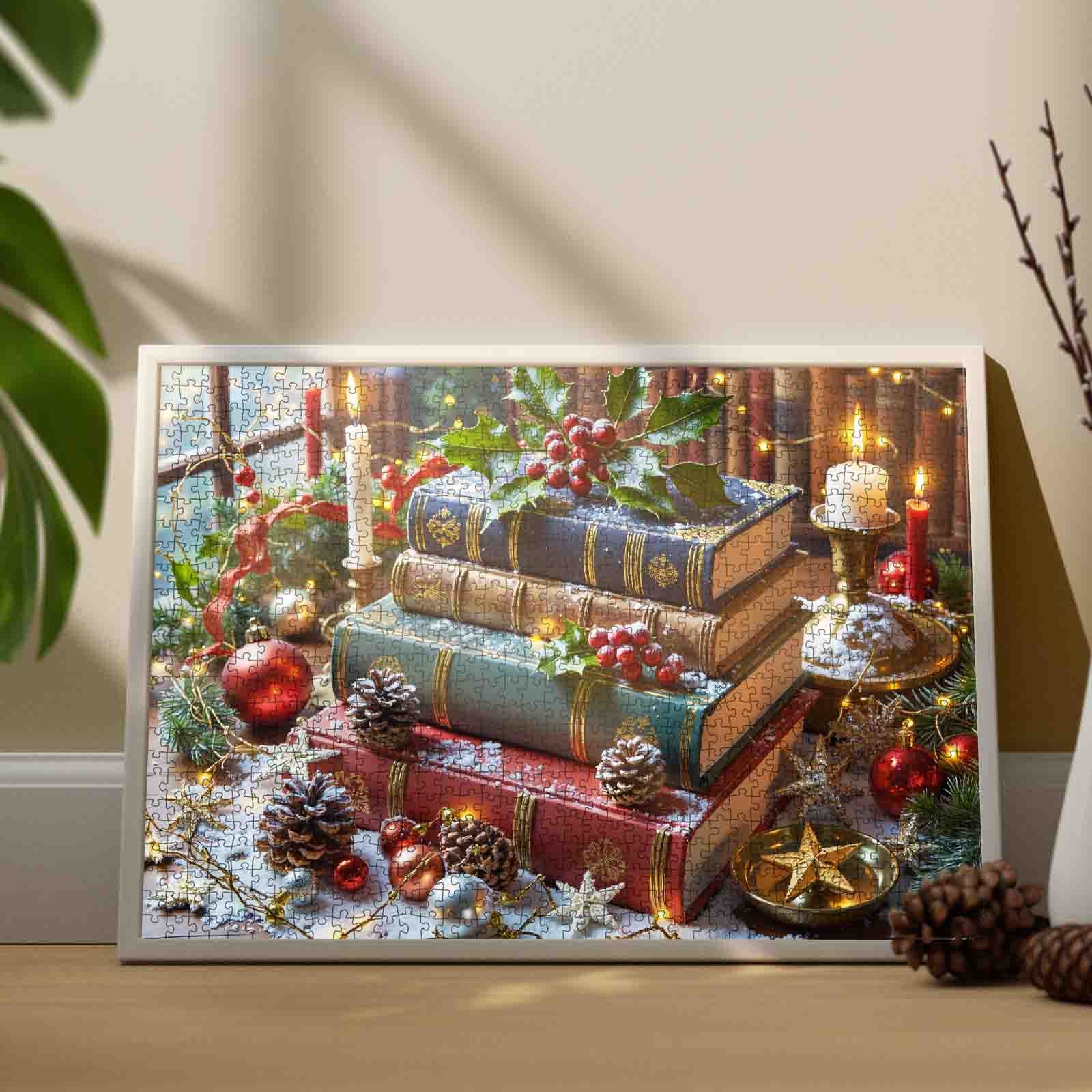 tucocoo-festive-holiday-books-puzzle-1000-teile-weihnachtsb-cher image 3