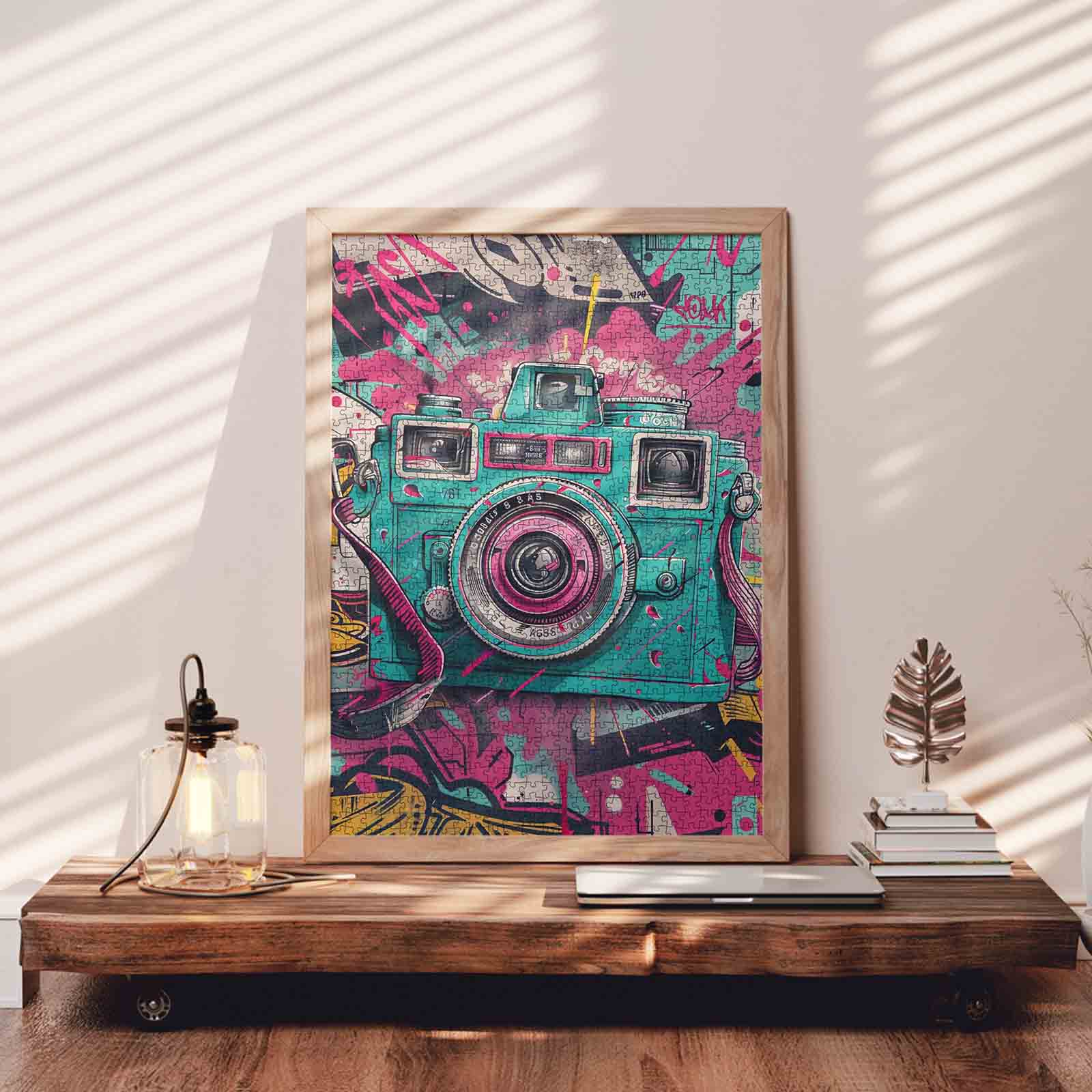tucocoo-retro-graffiti-camera-puzzle-1000-teile-kamera image 3