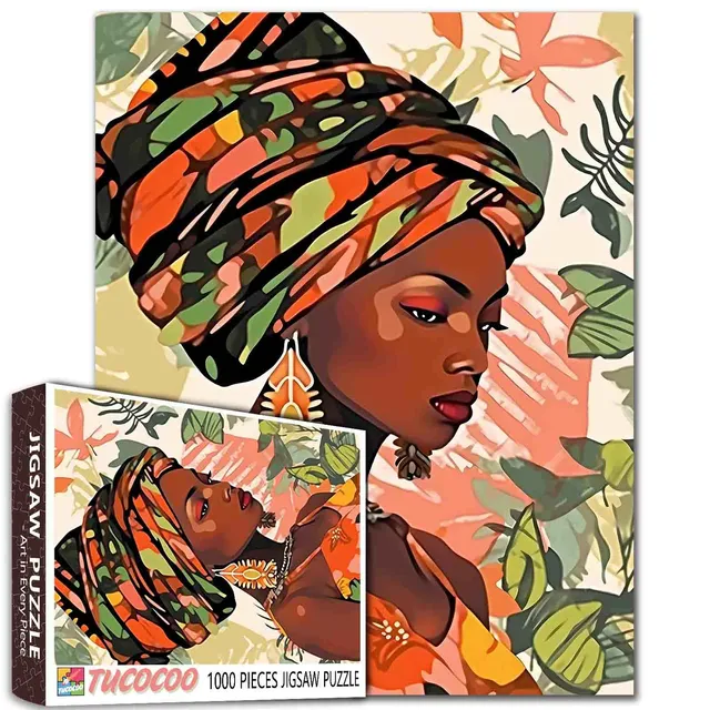 tucocoo-jigsaw-fashion-girl-puzzle-1000-teile-portrait image 1