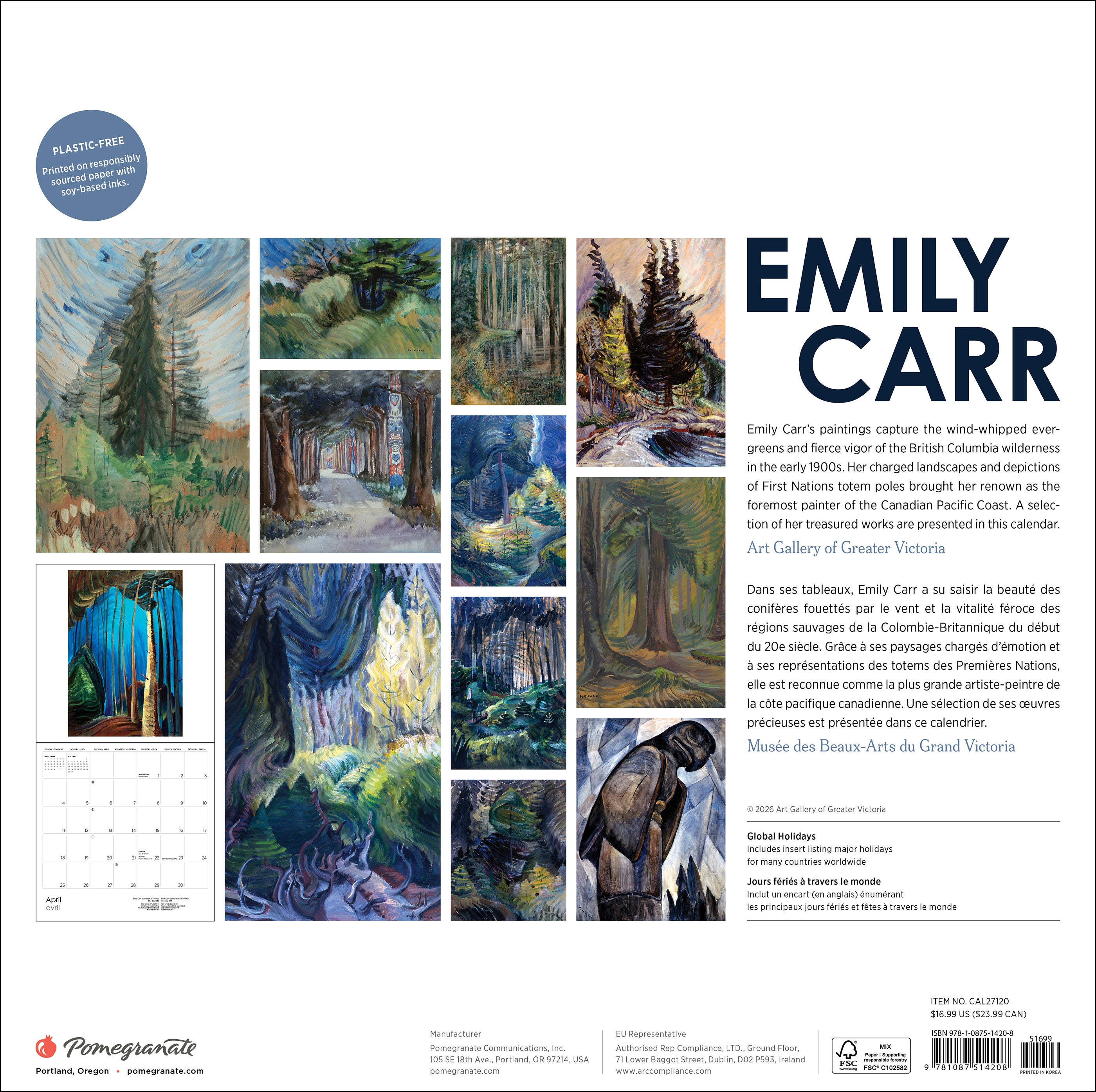 pomegranate-emily-carr-2027-wandkalender-landschaften image 8