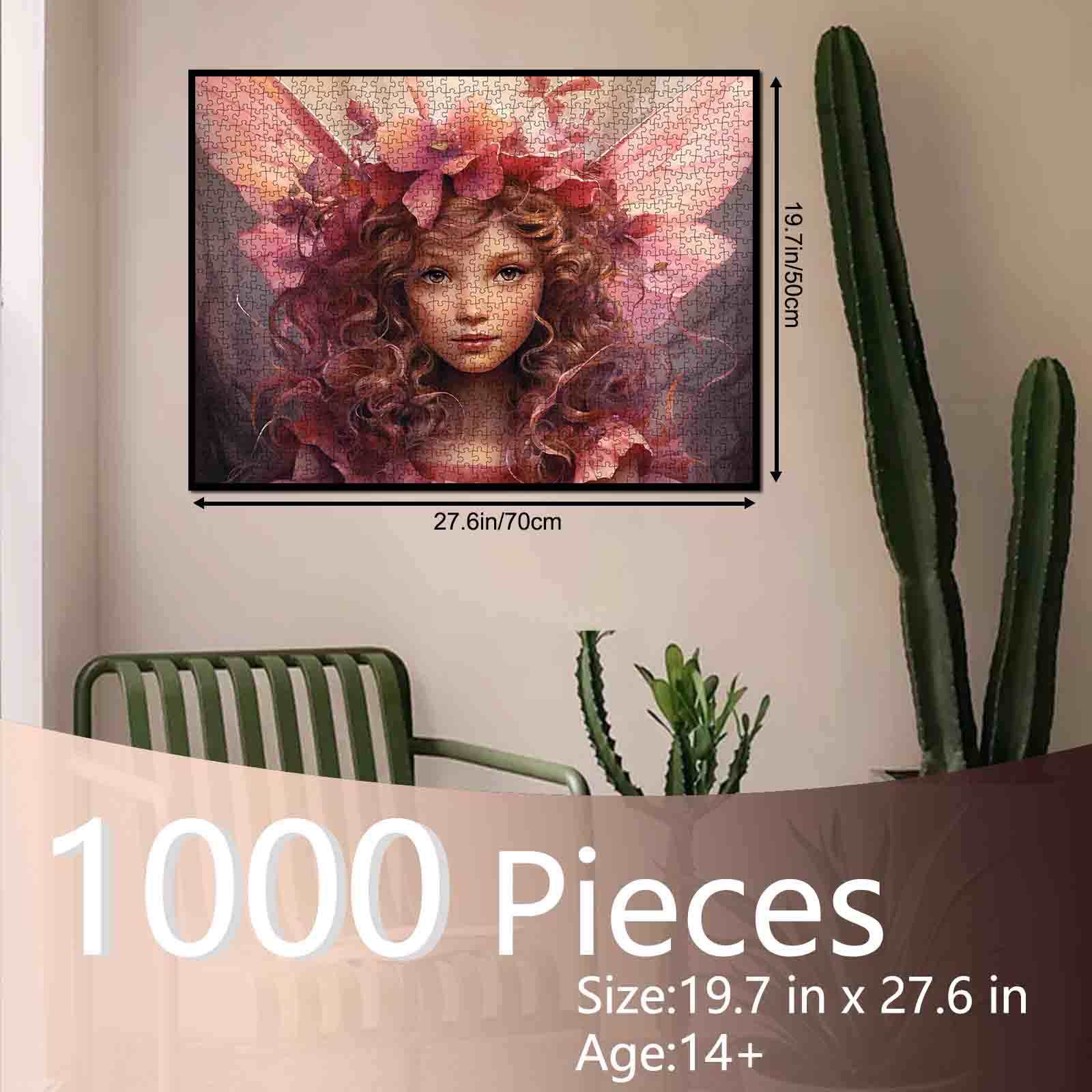 tucocoo-delicate-fairy-pink-petal-puzzle-1000-teile-fee image 5