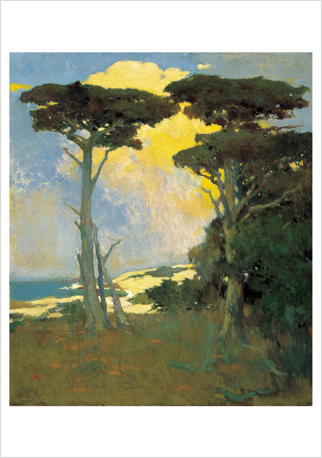 pomegranate-arthur-f-mathews-cypresses-gru-karten-set-zypressen image 5