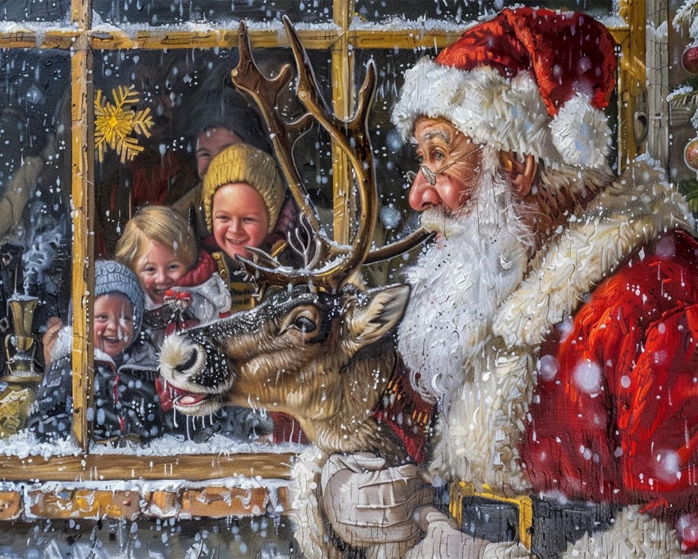tucocoo-paint-by-numbers-santa-am-fenster-malen-nach-zahlen-ohne-rahmen image 2