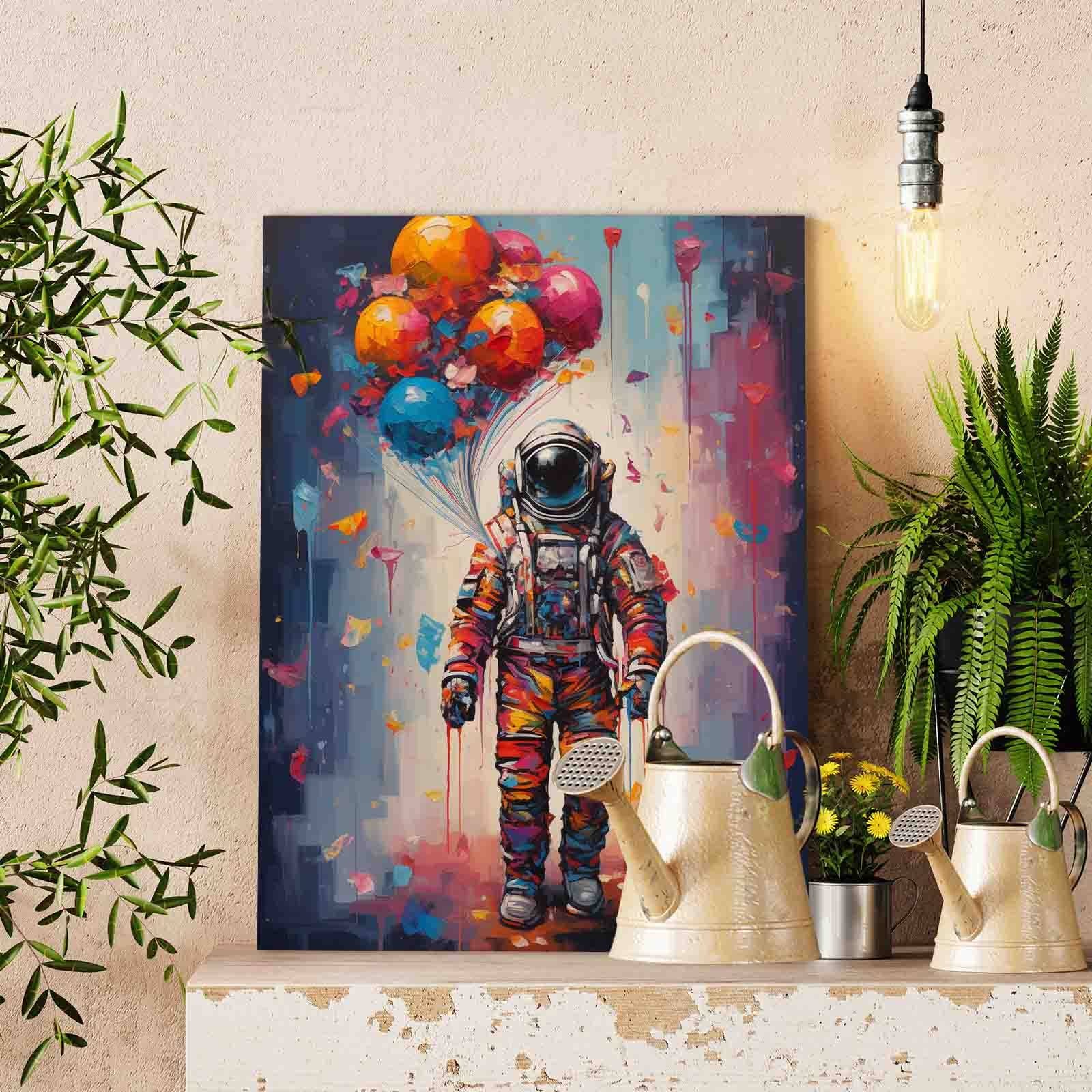 tucocoo-paint-by-numbers-astronaut-malen-nach-zahlen-40x50cm image 2