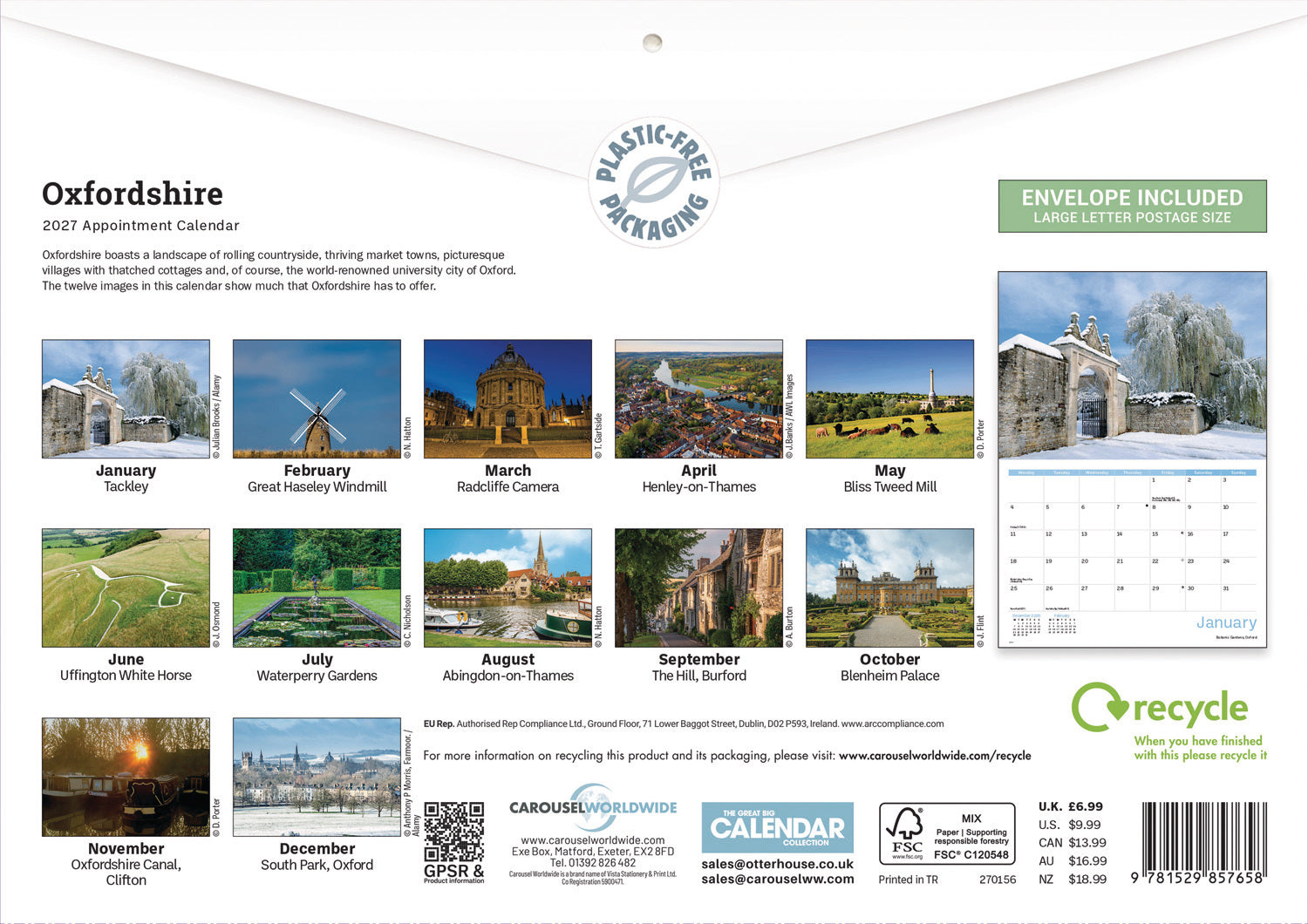 otter-house-oxfordshire-a4-kalender-2027-monatskalender image 2