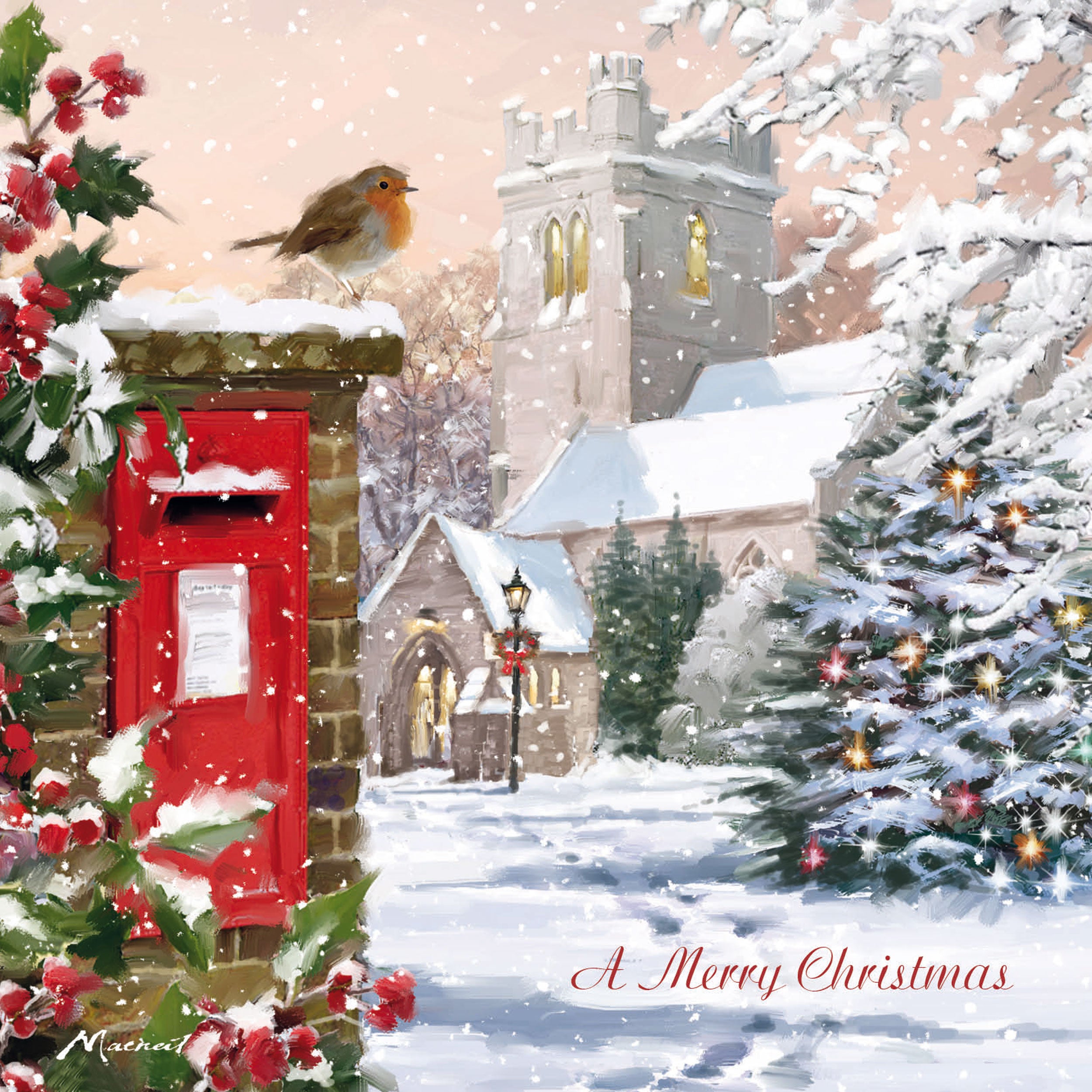 otter-house-christmas-postbox-weihnachtskarten-set-rotkehlchen image 3