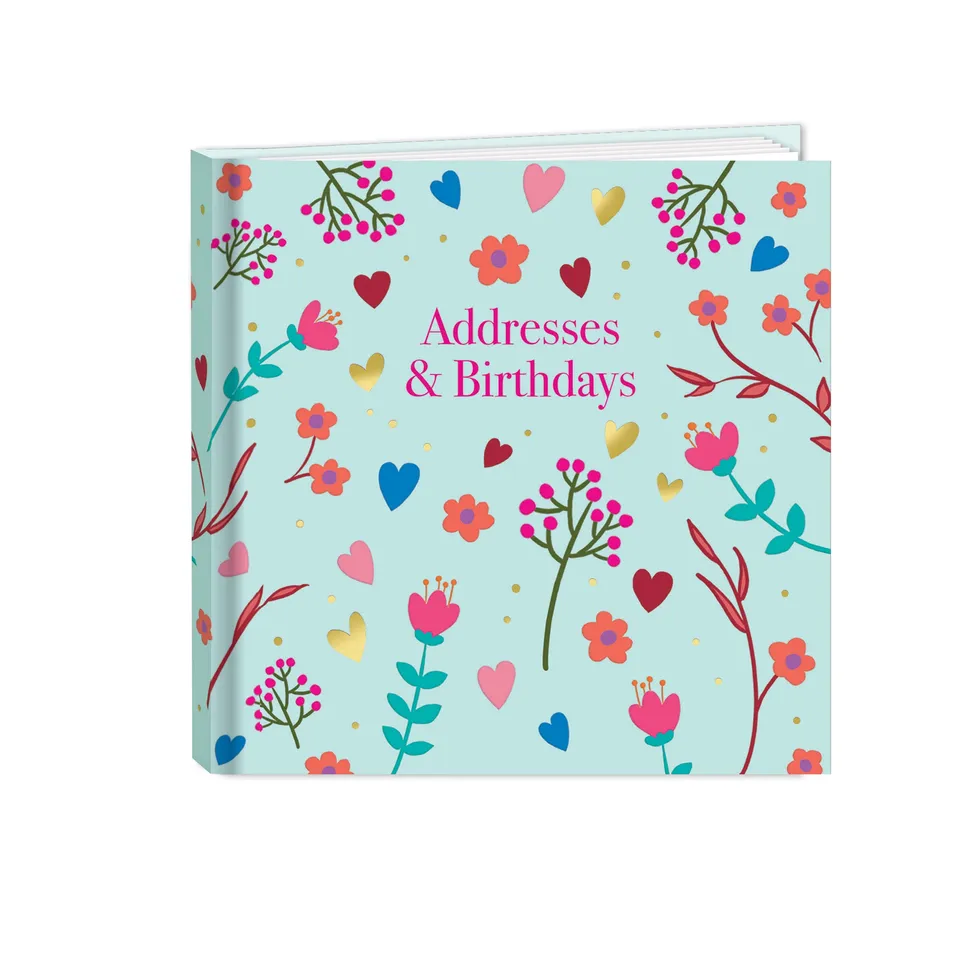 otter-house-scatterly-lucilla-lavender-adressbuch-geburtstagsbuch-blumen image 1