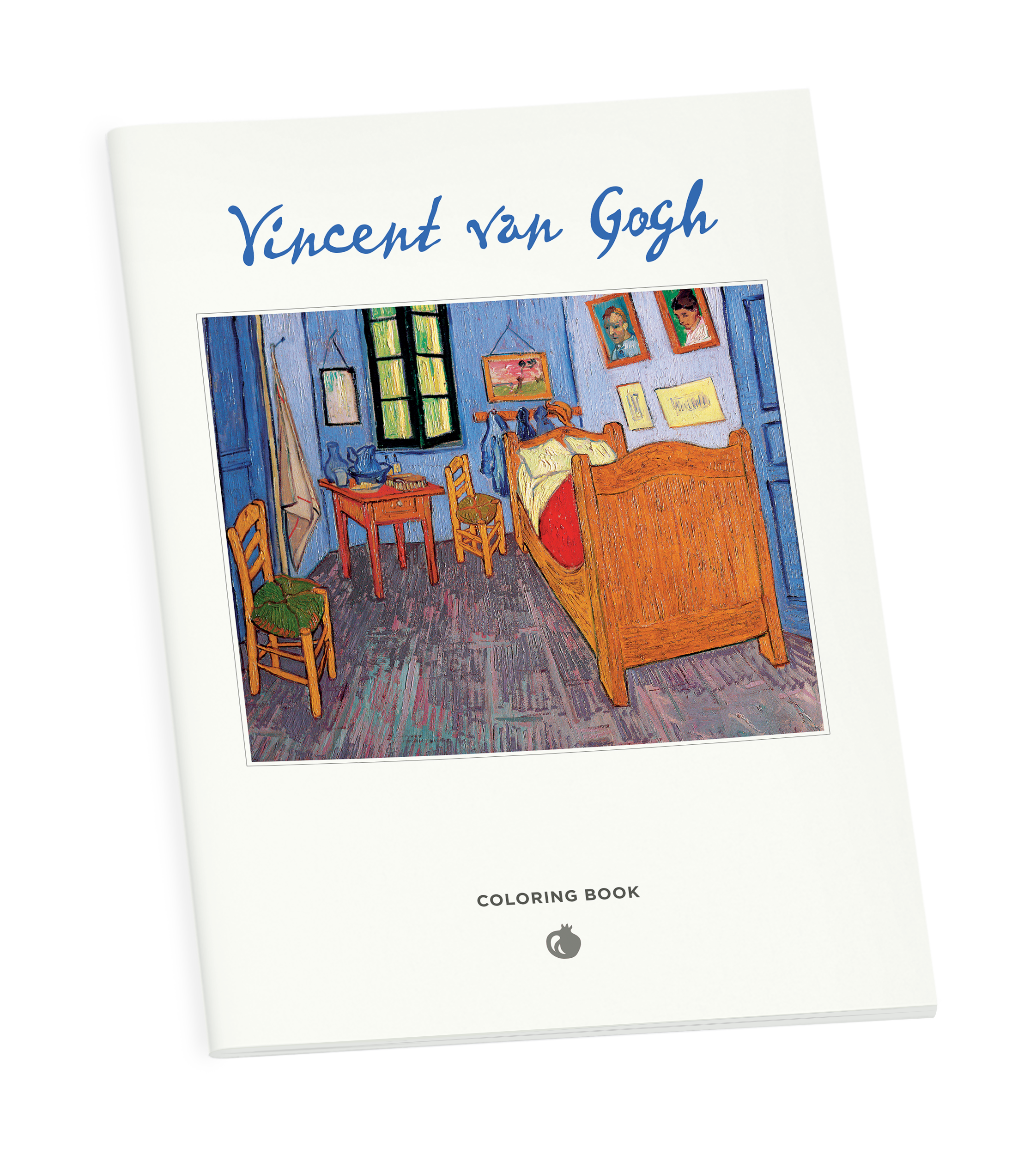 pomegranate-coloring-books-vincent-van-gogh-malbuch-standard image 1