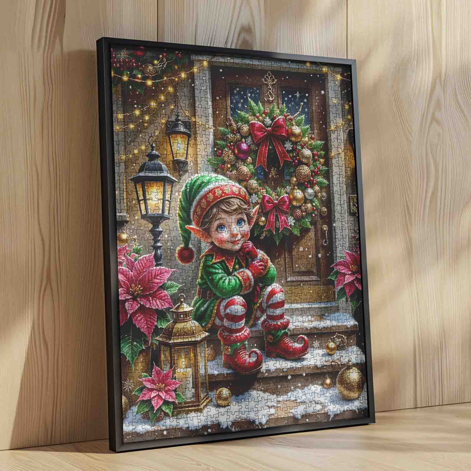 tucocoo-festive-doorstep-elf-puzzle-1000-teile-weihnachten image 4