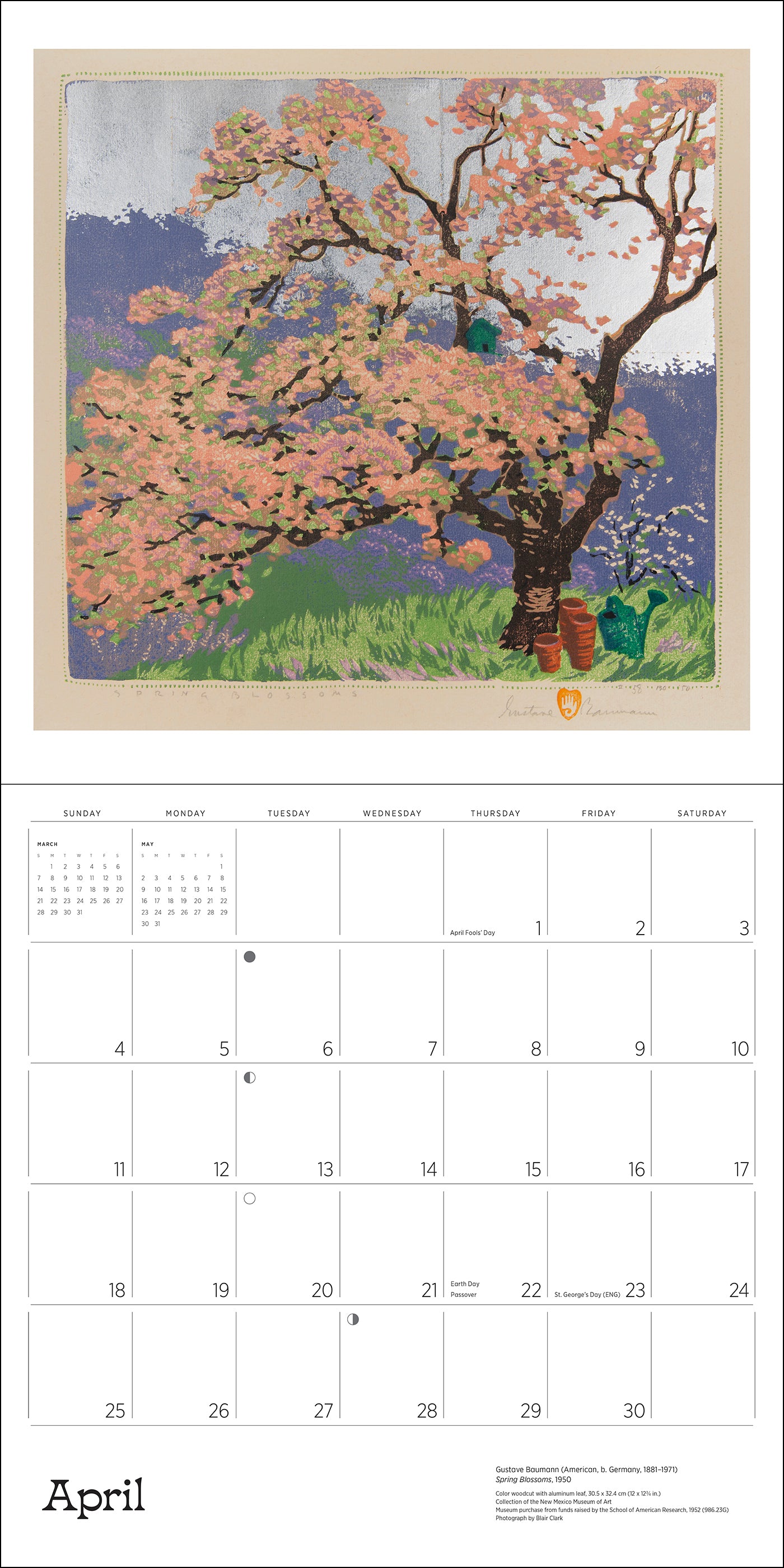 pomegranate-gustave-baumann-2027-wandkalender-landschaften image 4