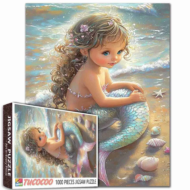tucocoo-little-mermaid-puzzle-1000-teile-meerjungfrau image 1