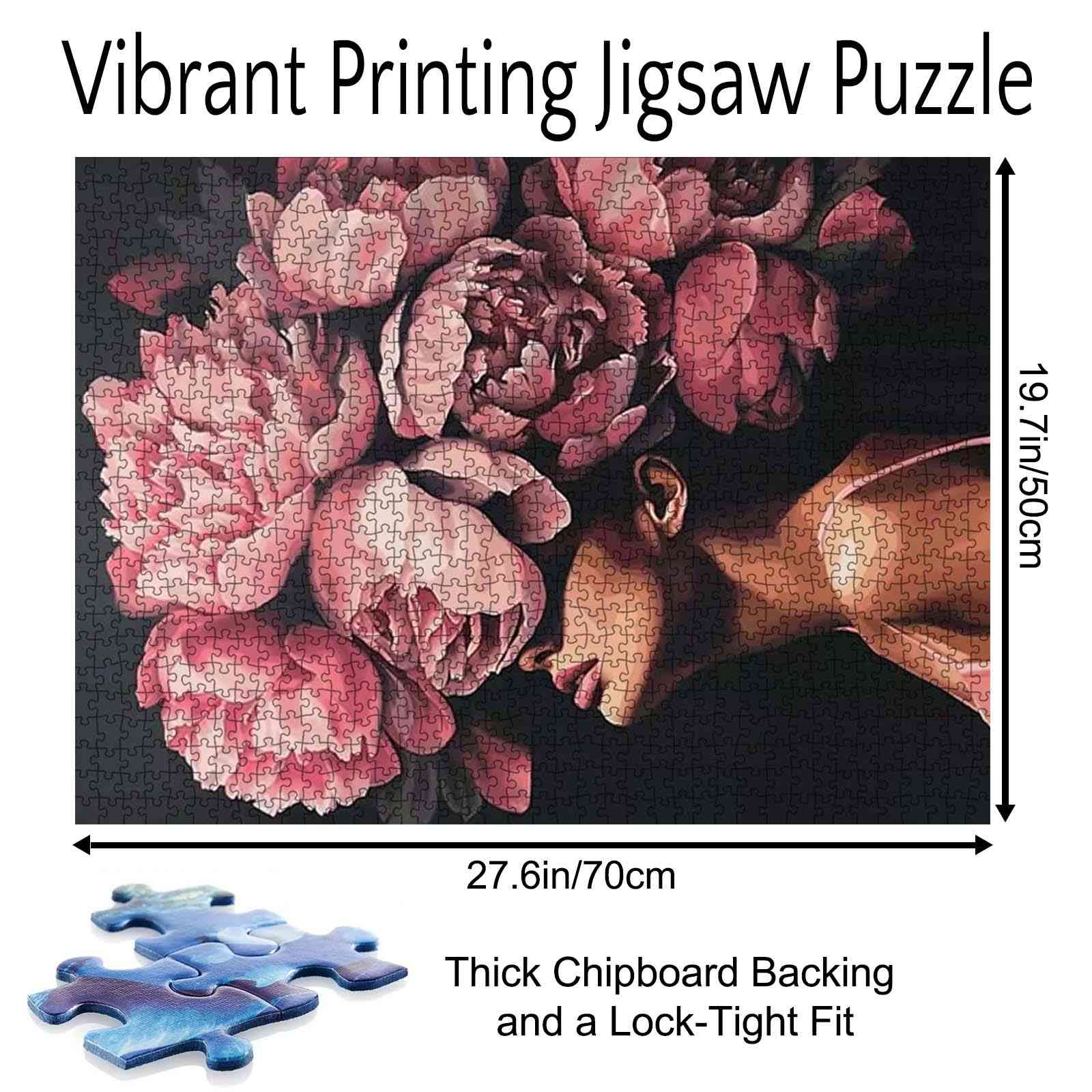 tucocoo-peony-goddess-puzzle-1000-teile-portrait-blumen image 5