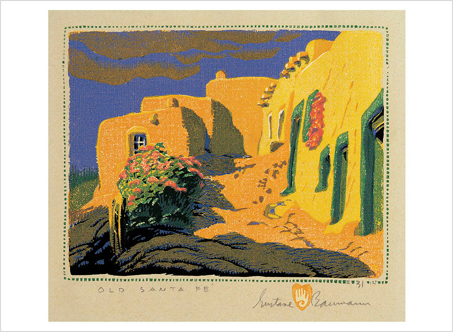 pomegranate-gustave-baumann-woodblock-prints-postkartenbuch-30-karten image 5