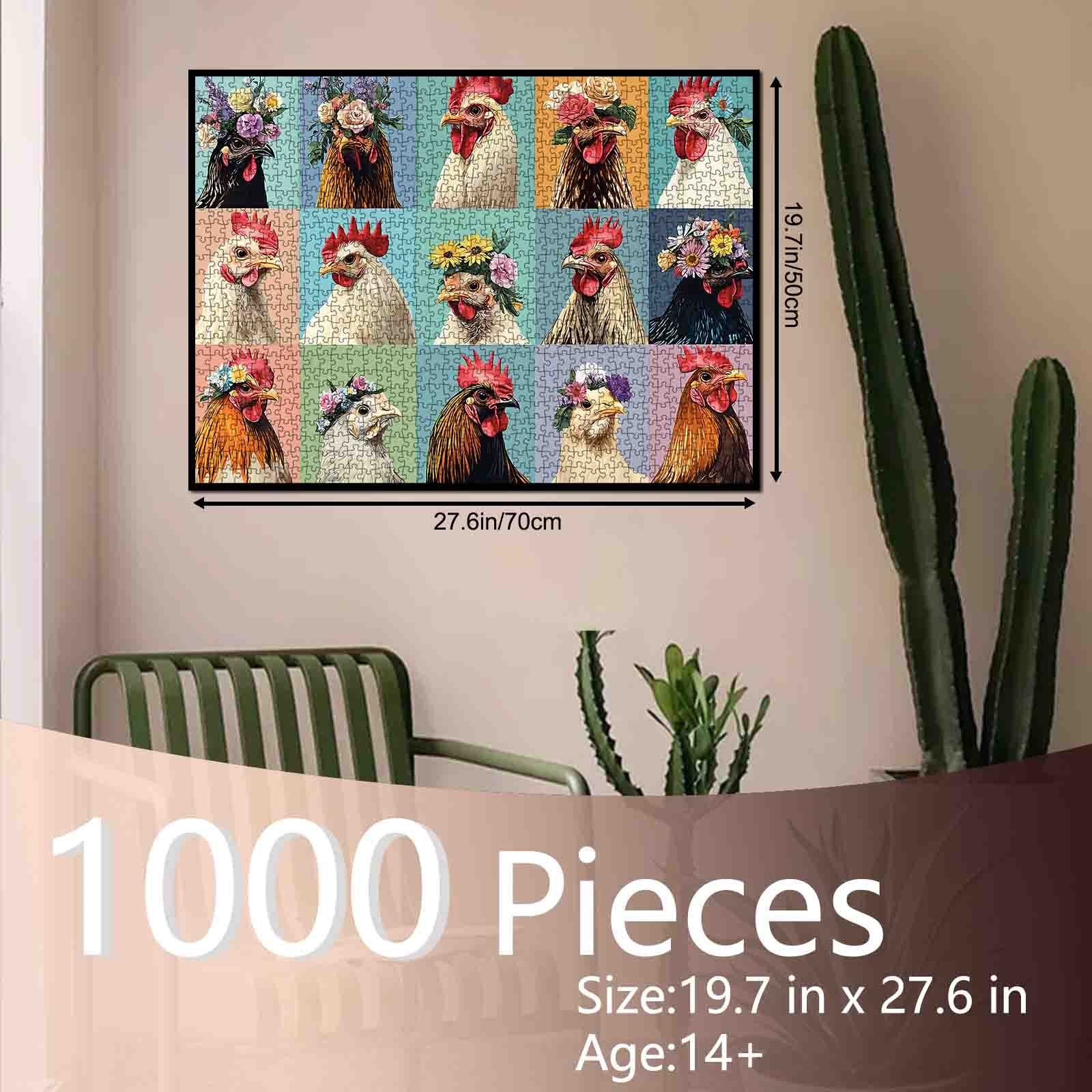 tucocoo-flower-crown-chickens-puzzle-1000-teile-h-hner image 5