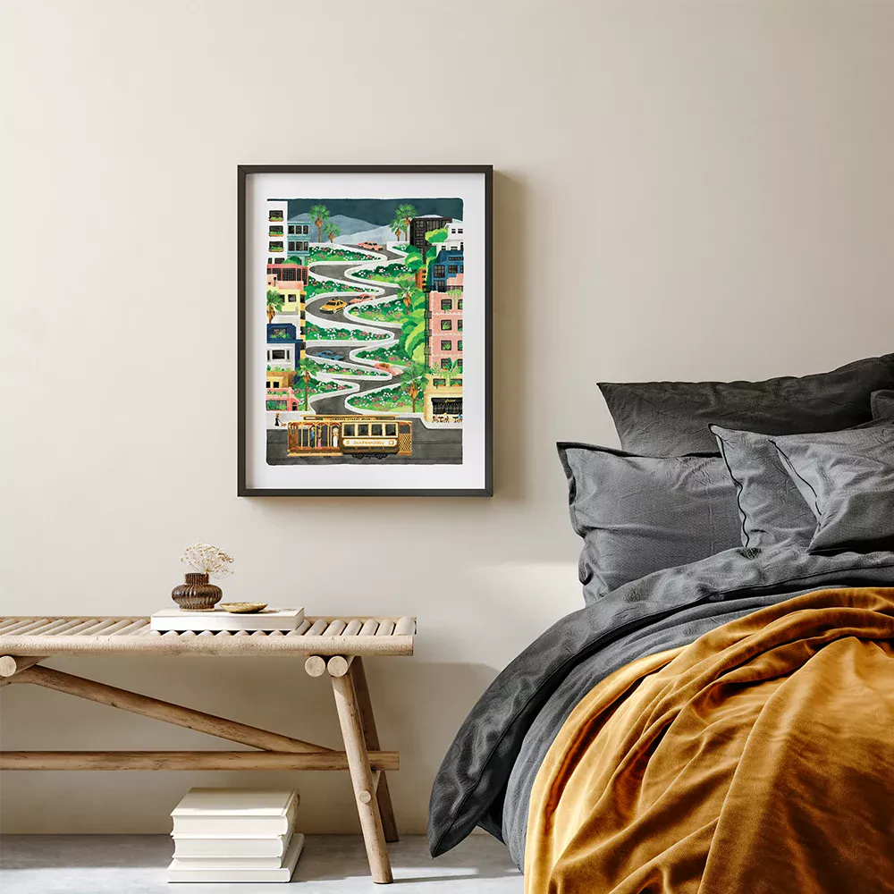 all-the-ways-to-say-lombard-street-poster-san-francisco-50x70 image 2