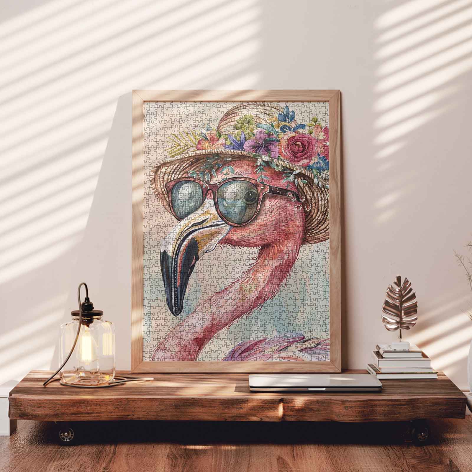 tucocoo-flamingo-flower-crown-puzzle-1000-teile image 3