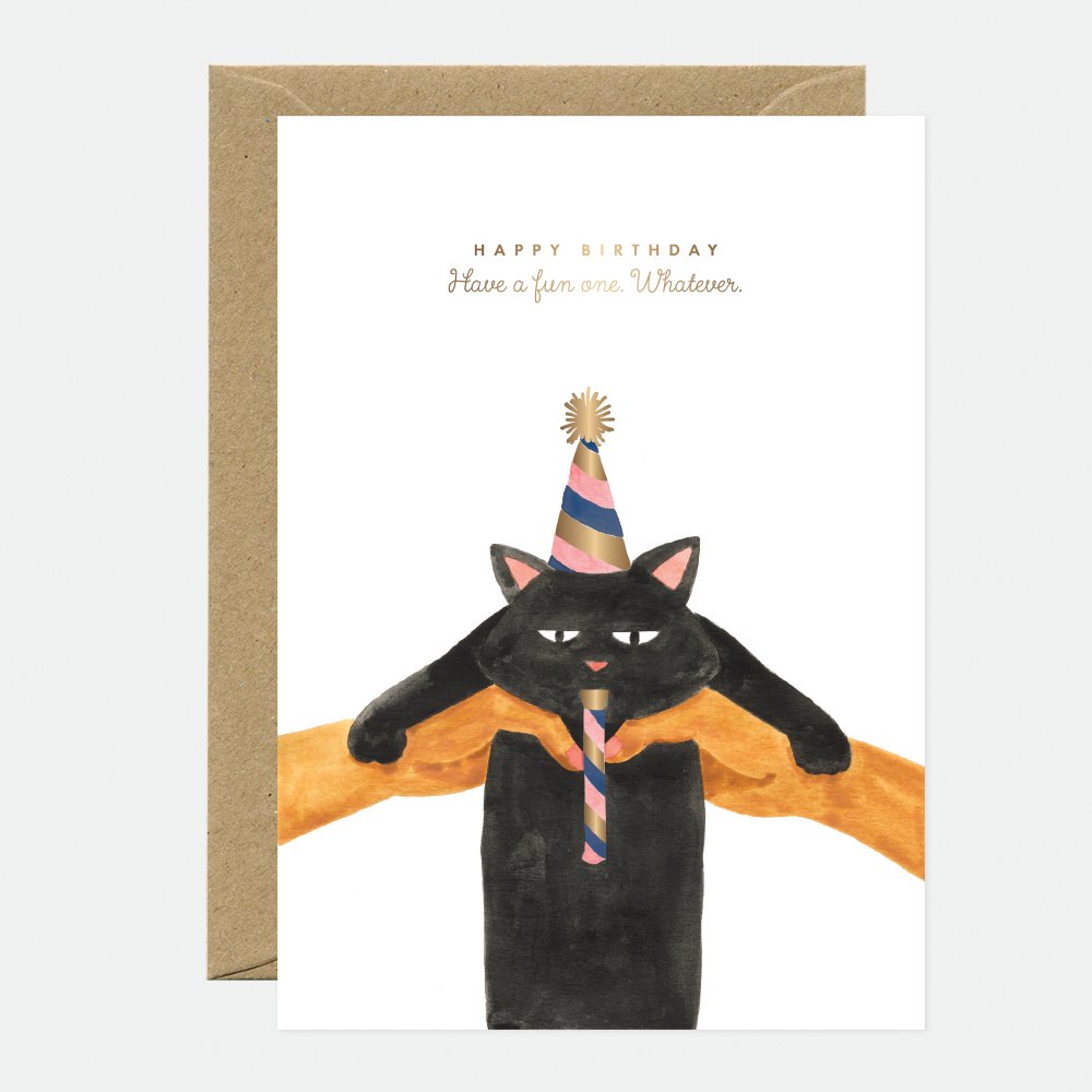 all-the-ways-to-say-whatever-cat-gru-karte-audio-goldfolie-katze image 1