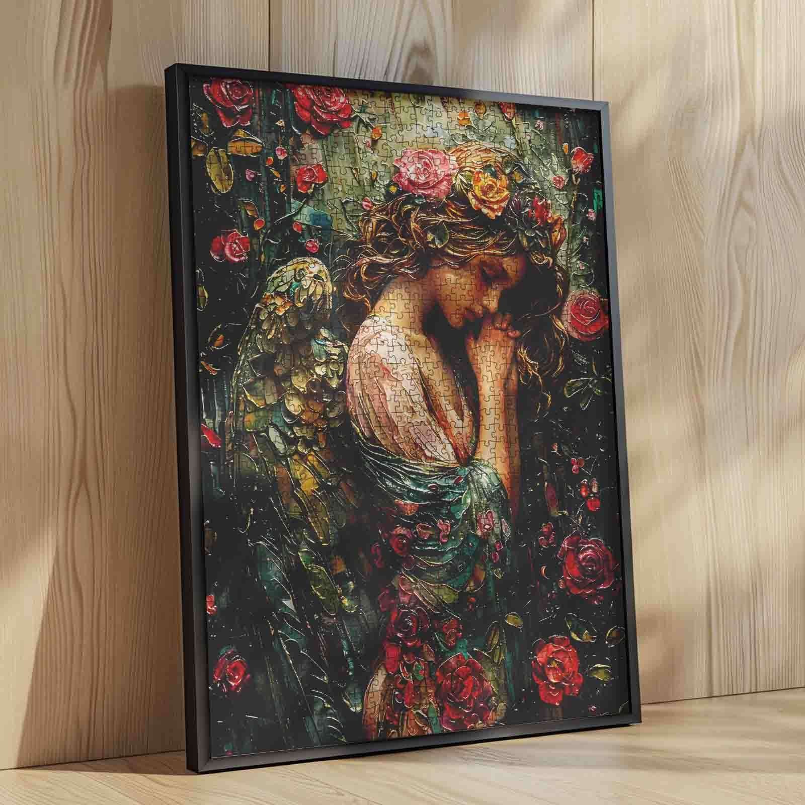 tucocoo-jigsaw-puzzles-rose-angel-in-prayer-puzzle-1000-teile image 4