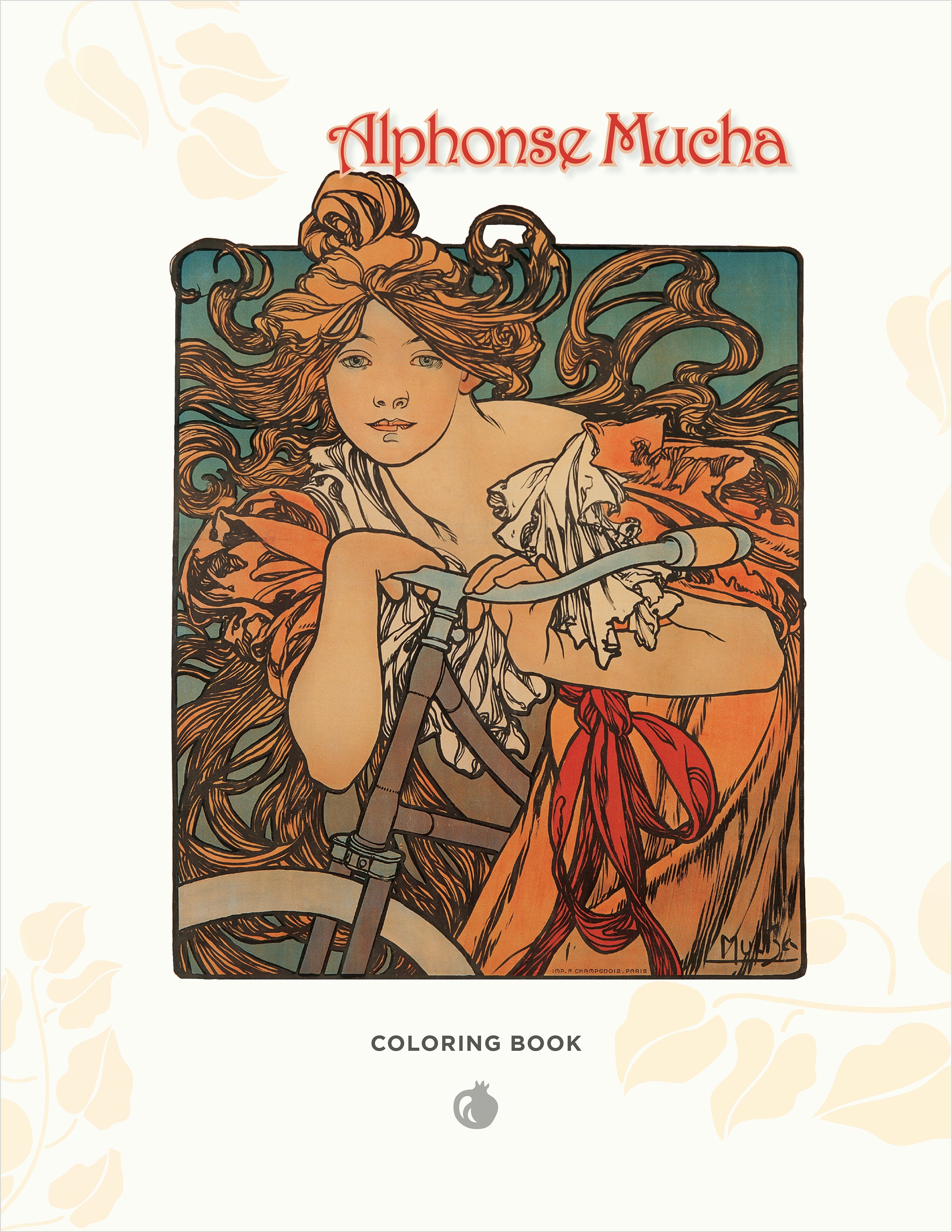 pomegranate-alphonse-mucha-malbuch-jugendstil-frauen image 2