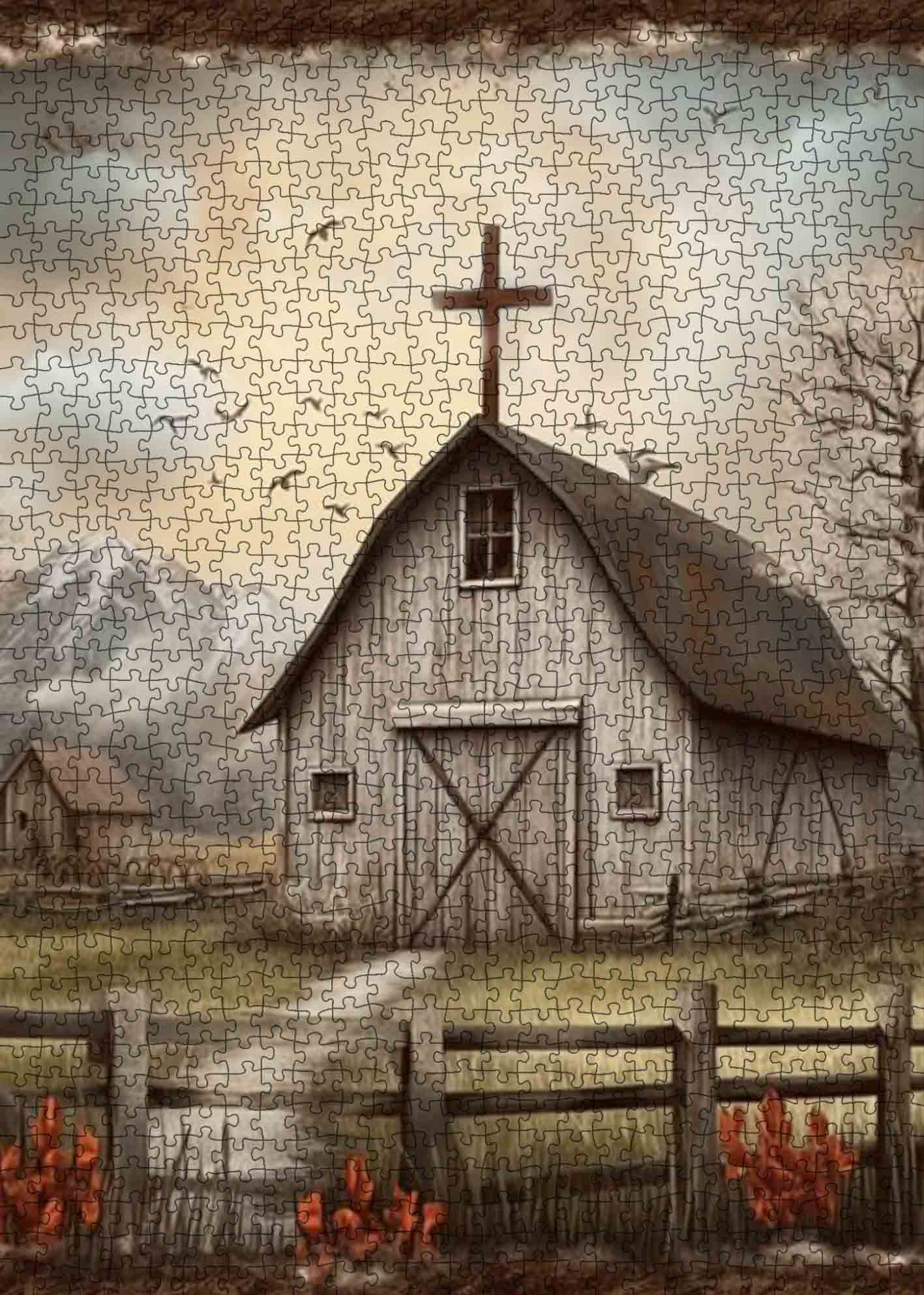 tucocoo-rustic-faith-barn-puzzle-1000-teile-scheune image 2