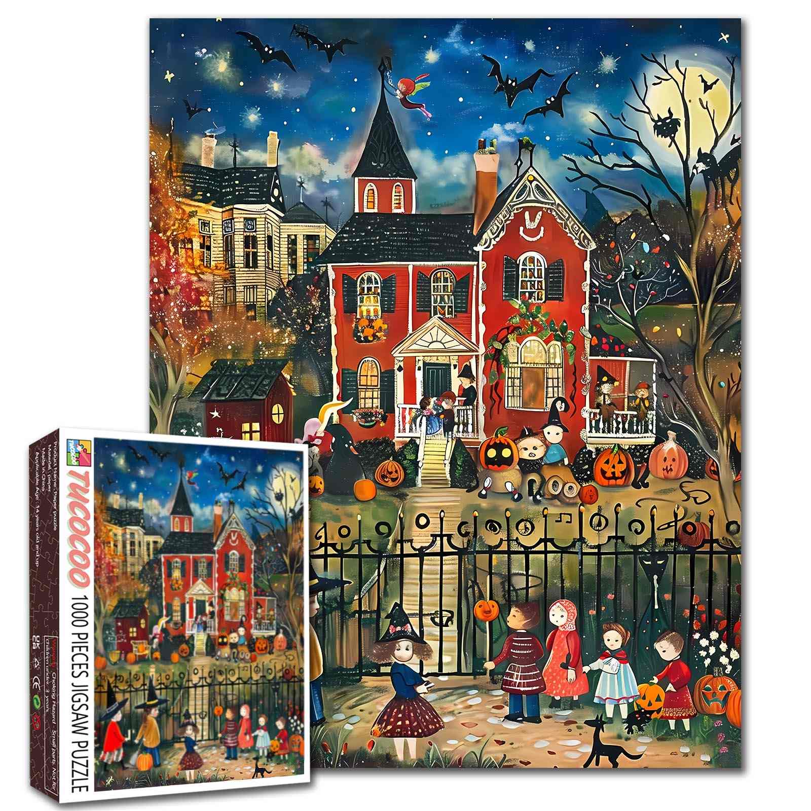 tucocoo-halloween-night-trick-or-treat-puzzle-1000-teile-halloween image 1