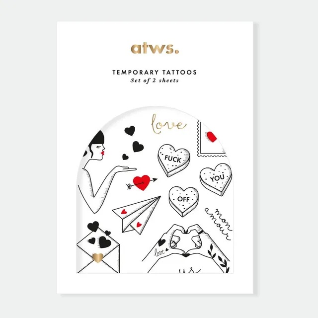 all-the-ways-to-say-love-tattoo-set-tempor-r-2-b-gen image 1