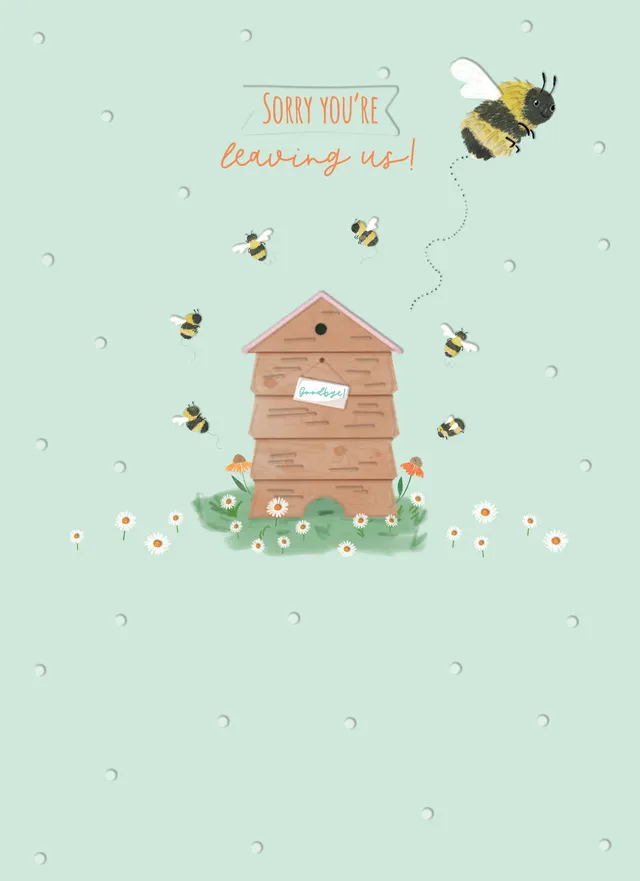 otter-house-sorry-gru-karte-bee-hive-bienen image 1