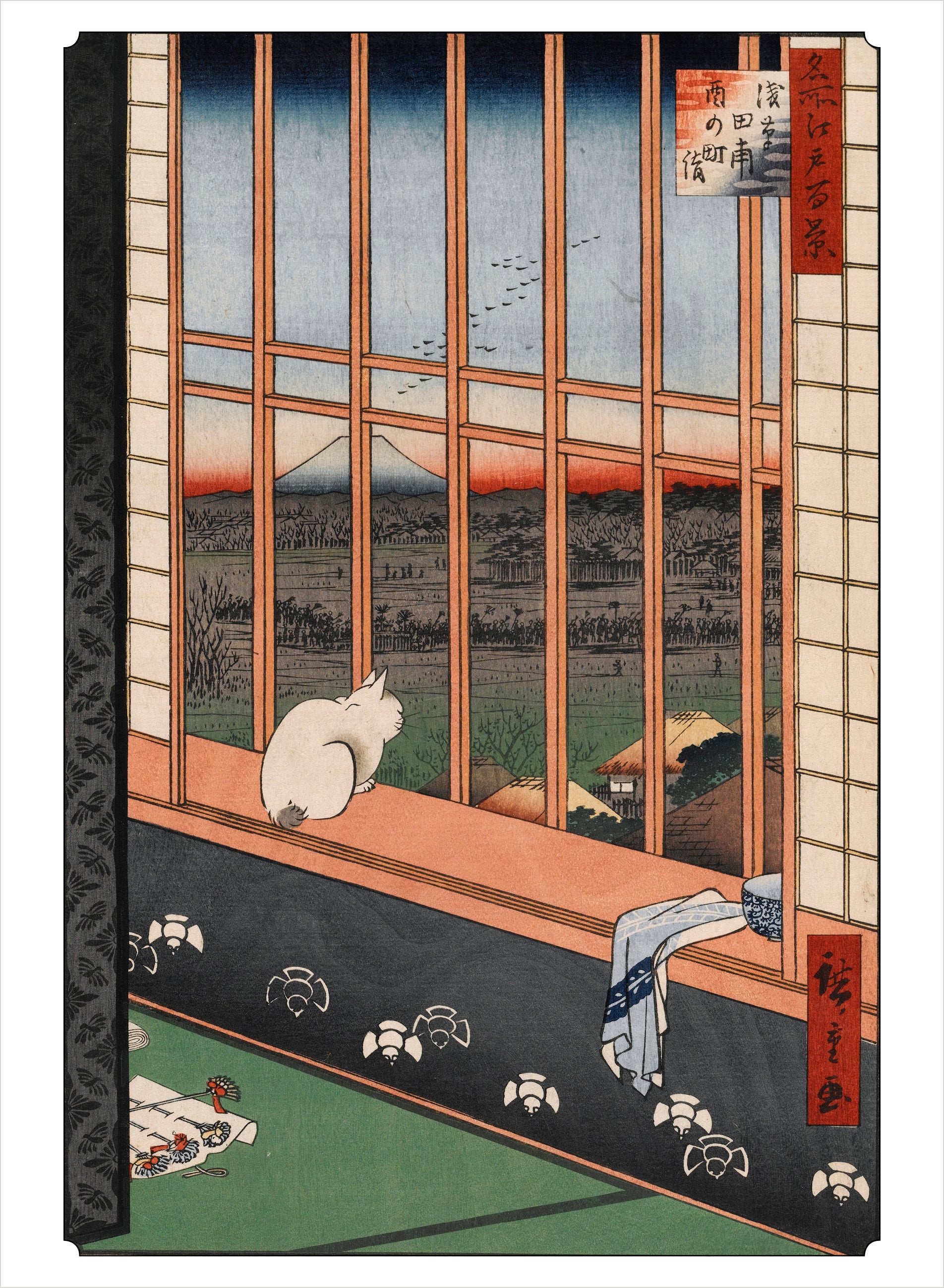 pomegranate-hiroshige-book-of-postcards-postkartenbuch-japan image 2