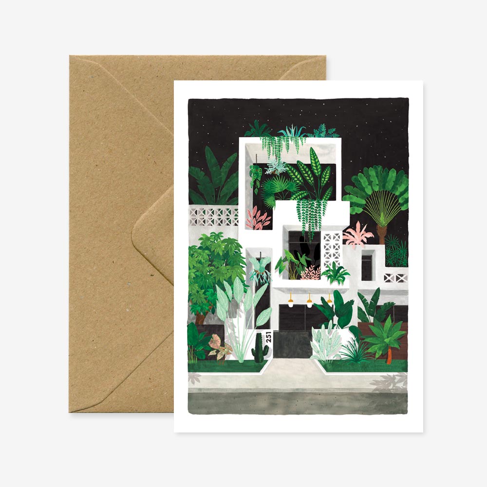 all-the-ways-to-say-miami-by-night-grusskarte-a6-palmen image 1