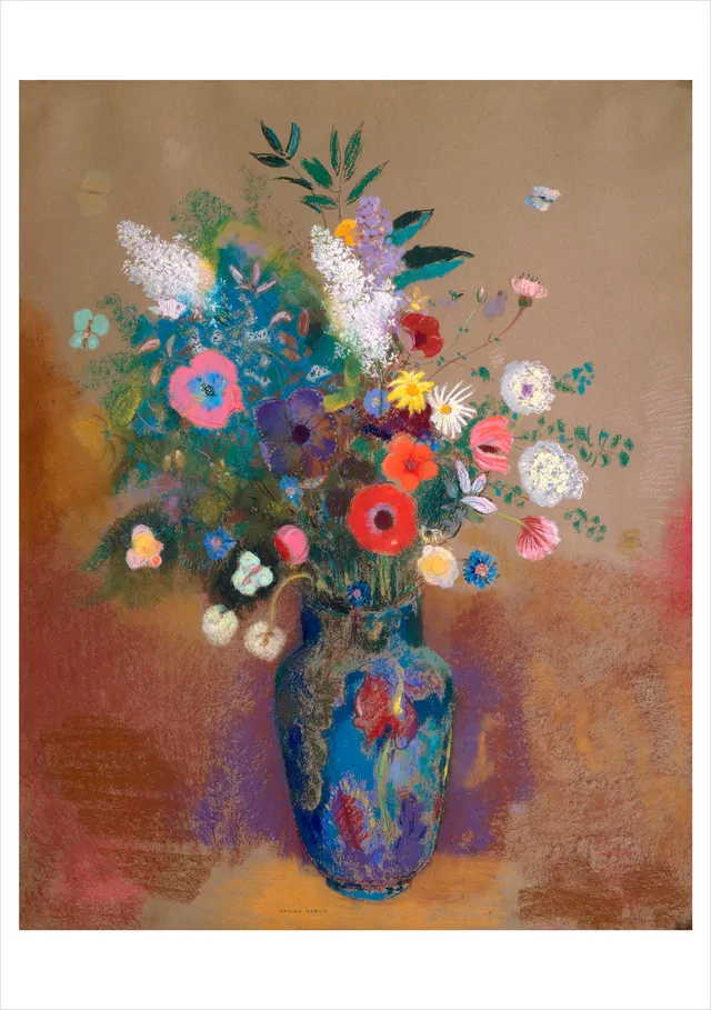 pomegranate-redon-bouquet-of-flowers-klappkarte-blumen image 1