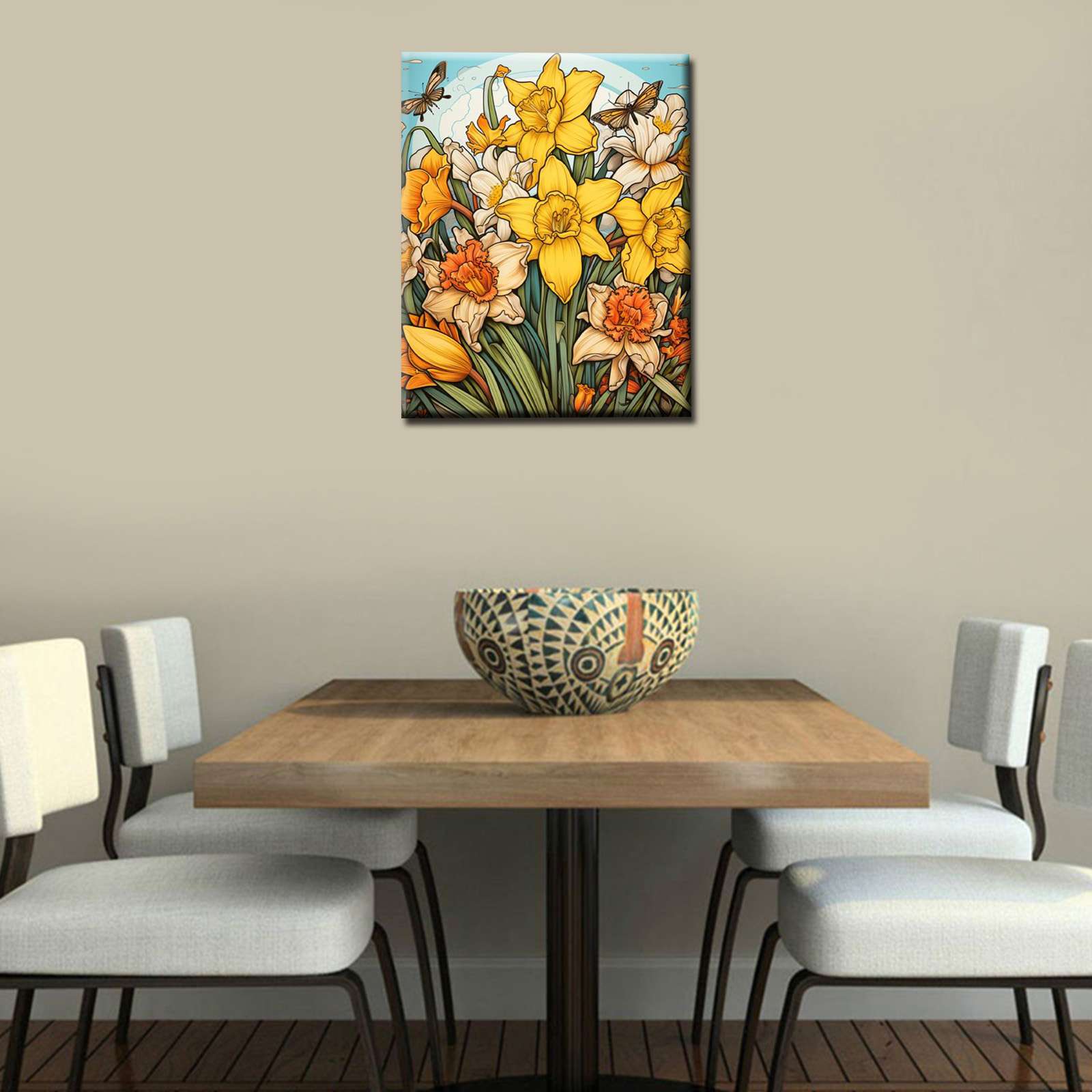 tucocoo-blooming-daffodils-malen-nach-zahlen-gelb image 3