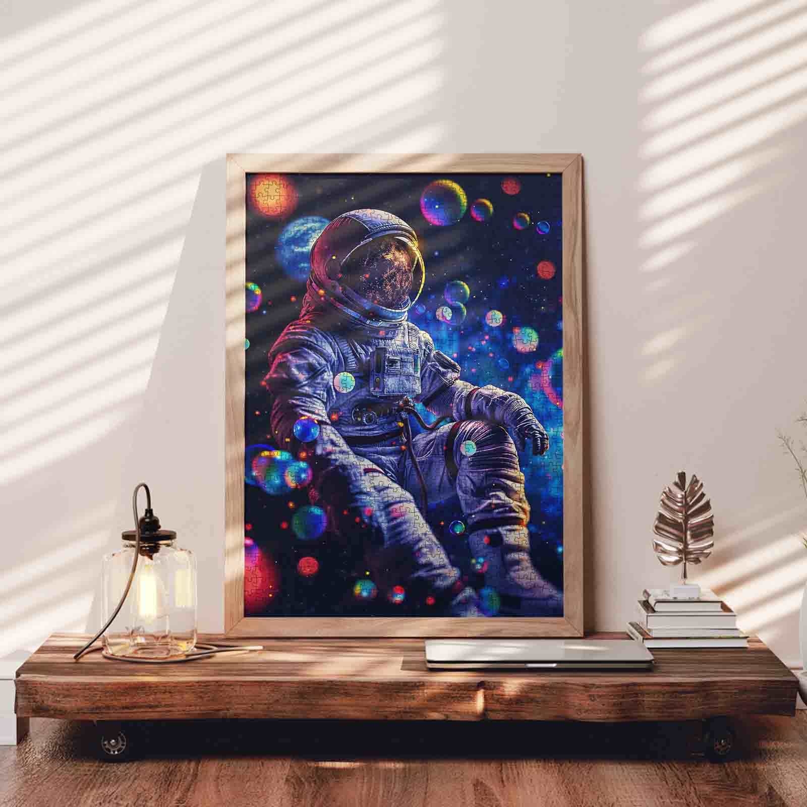 tucocoo-astronaut-looking-at-the-earth-puzzle-1000-teile-weltraum image 3