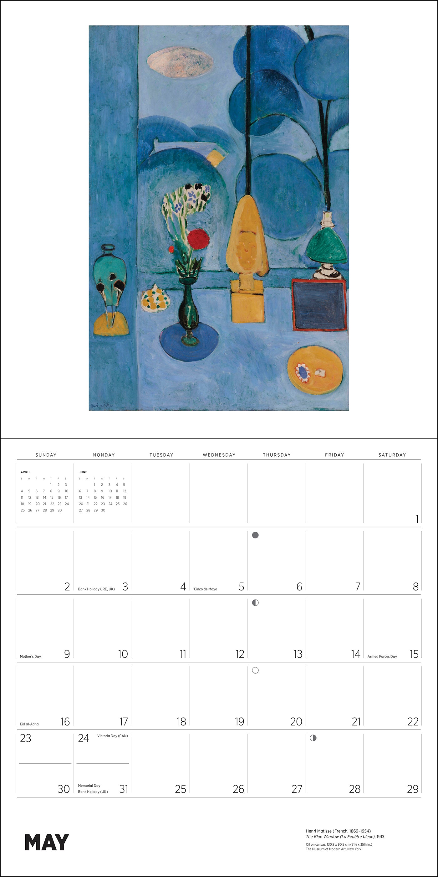pomegranate-henri-matisse-wandkalender-2027-kunst image 7