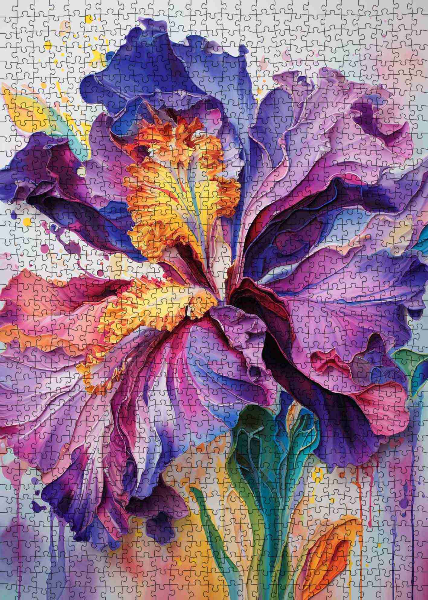 tucocoo-colorful-blooming-iris-puzzle-1000-teile-blume image 2