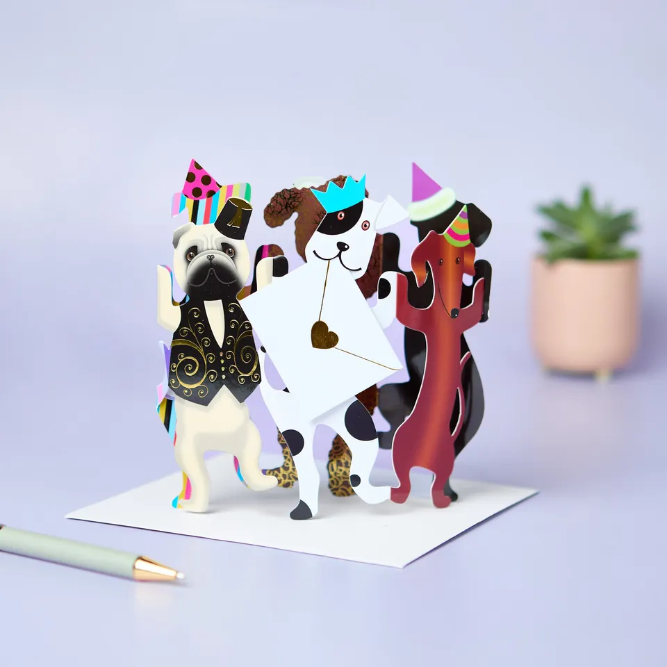 special-delivery-party-dogs-gru-karte-hund-3d image 1