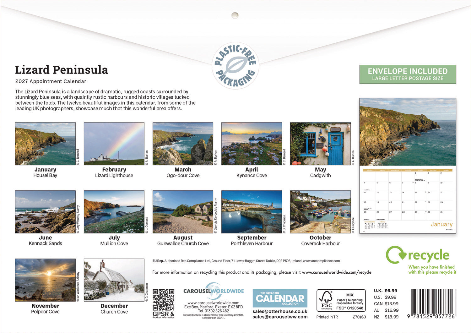 otter-house-lizard-peninsula-a4-kalender-2027-wandkalender image 2
