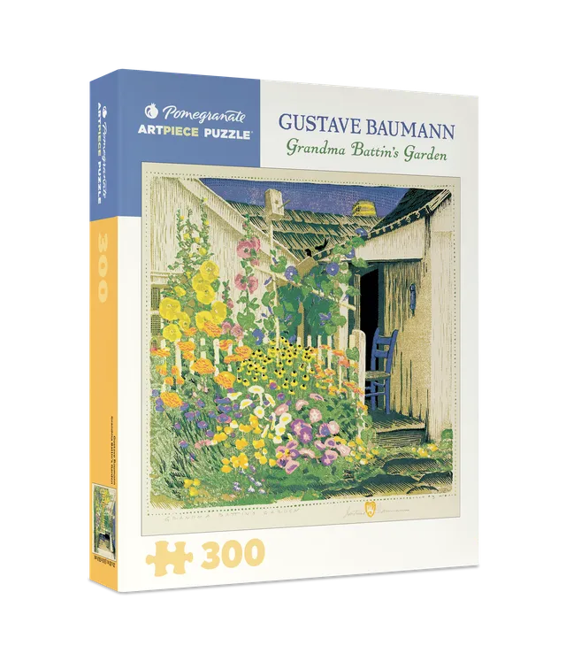 pomegranate-gustave-baumann-grandma-battin-s-garden-300-teile-puzzle image 1