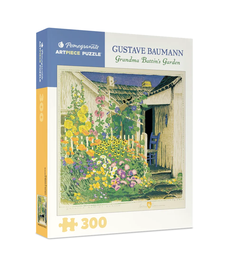 pomegranate-gustave-baumann-grandma-battin-s-garden-300-teile-puzzle image 1