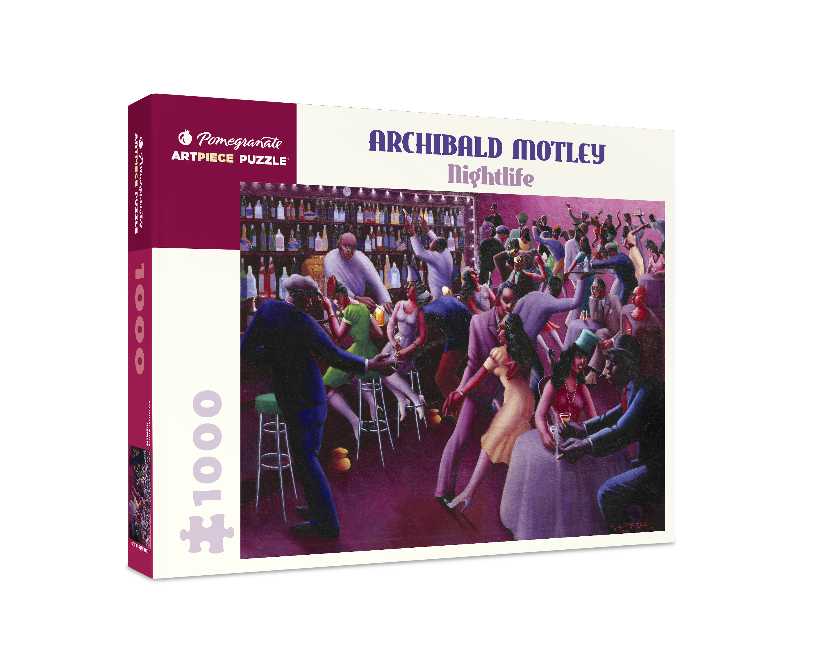 pomegranate-nightlife-1000-teile-puzzle-archibald-motley image 1
