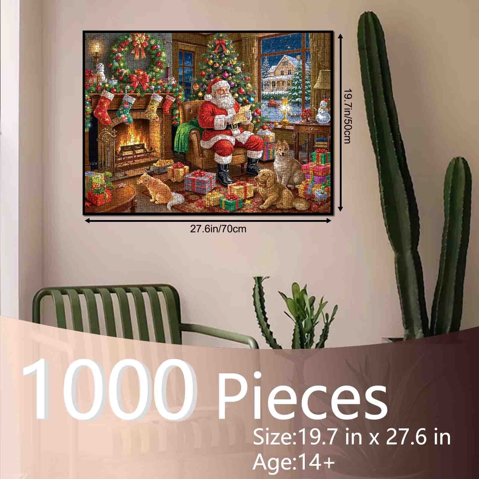tucocoo-santa-by-fireplace-puzzle-1000-teile-weihnachten image 5