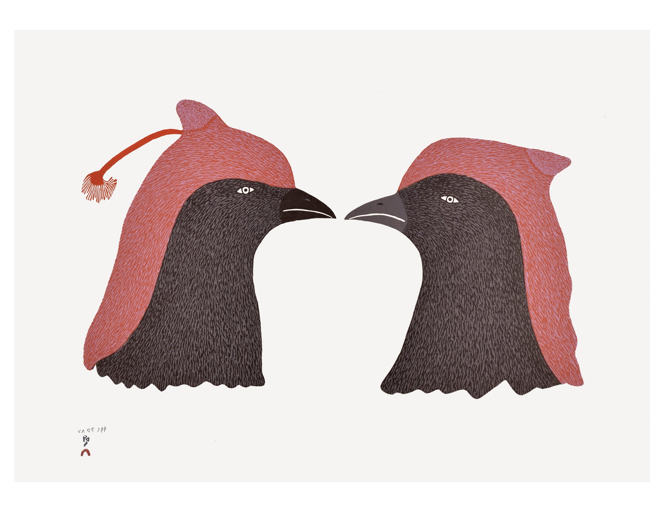 pomegranate-kinngait-inuit-art-grusskarten-geschenkbox-20er image 5