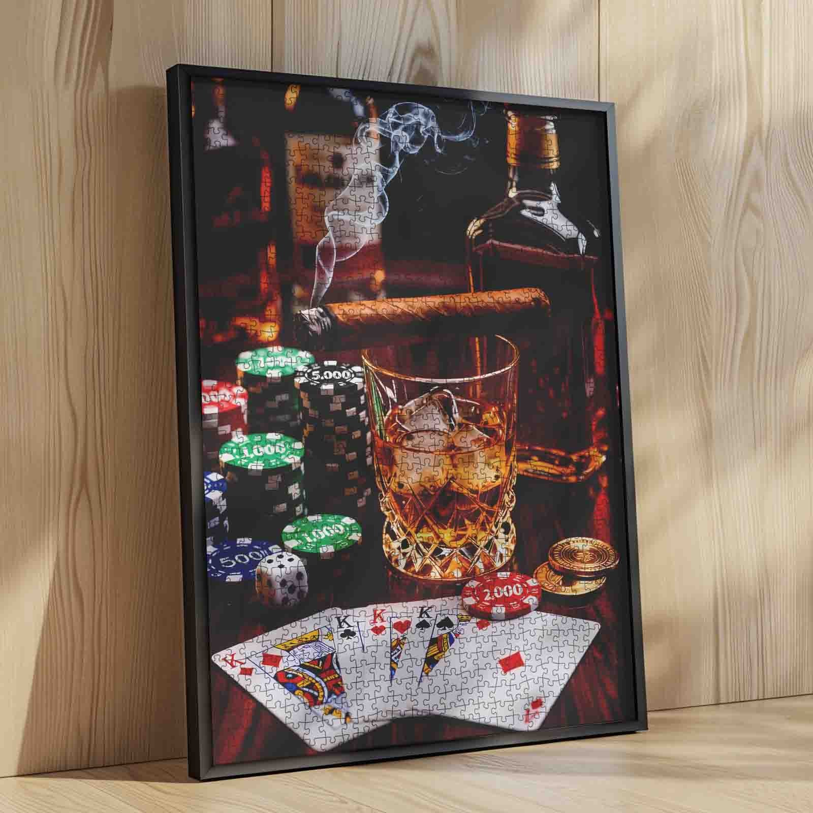 tucocoo-whiskey-night-poker-puzzle-1000-teile-whiskey image 4