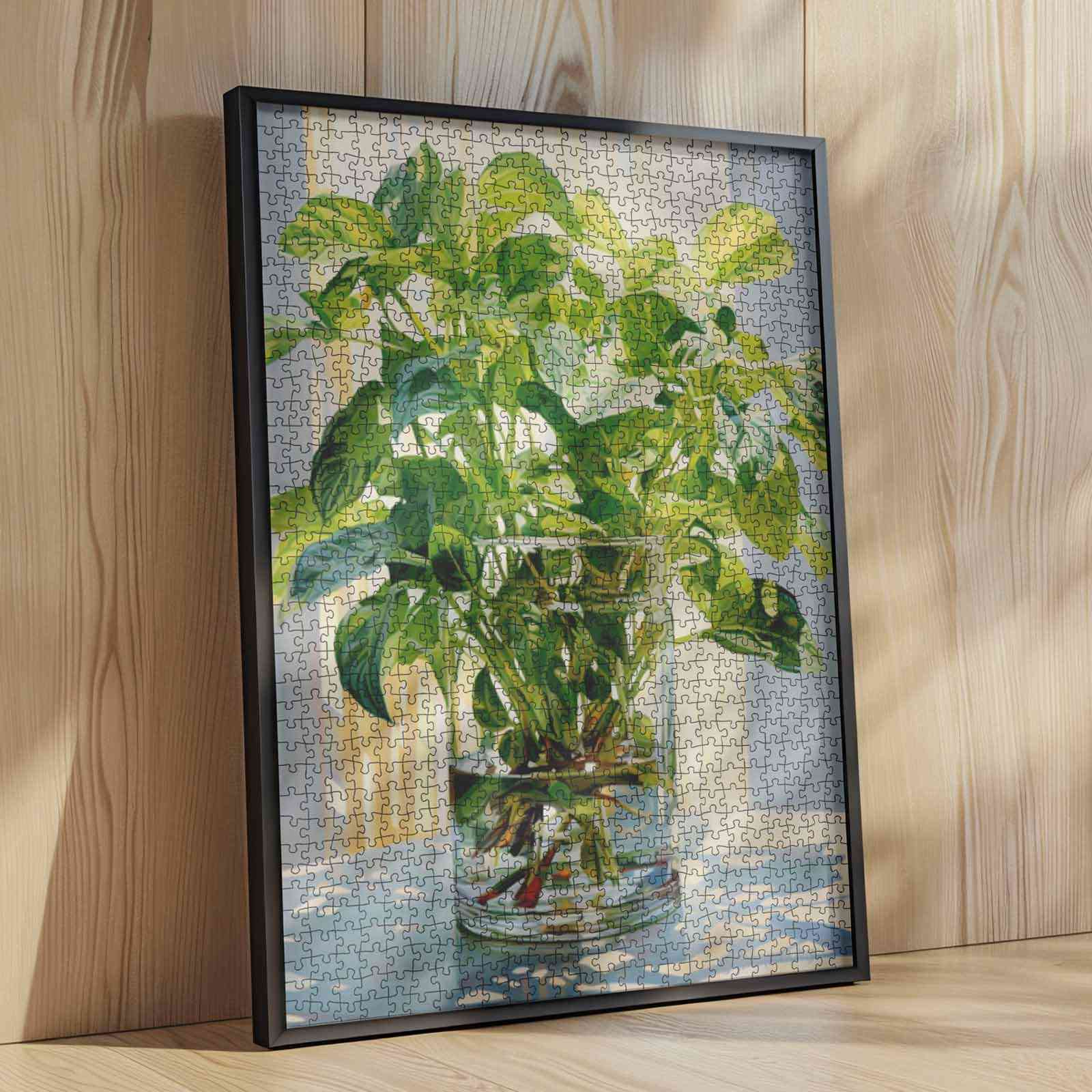 tucocoo-green-foliage-puzzle-1000-teile-gr-ne-bl-tter-vase image 4