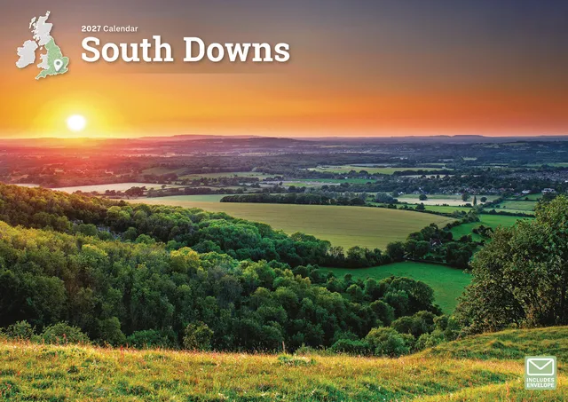 otter-house-south-downs-a4-calendar-2027-landschaft image 1